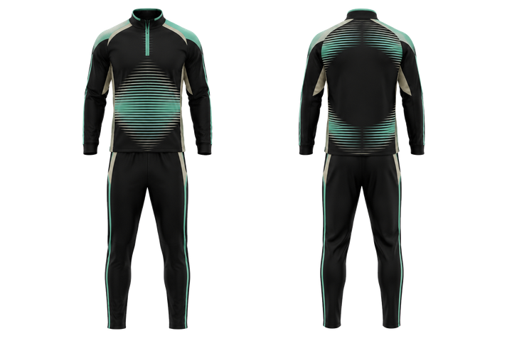 Front and back view of obsidian black compressed gradient illusion made only from flat bands cricket cricket travel set