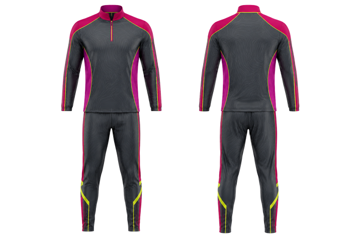 Front and back view of slate contained topographic contour field cricket cricket travel set