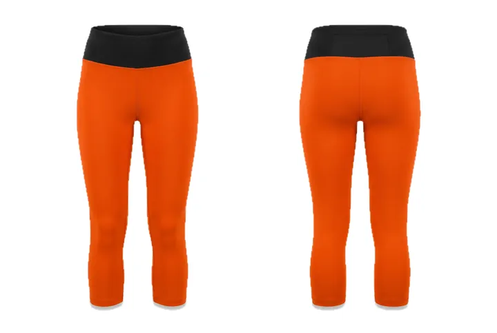Ghost mannequin photograph of the Carbon weave Contrast waistband custom jersey design, front and back views side by side