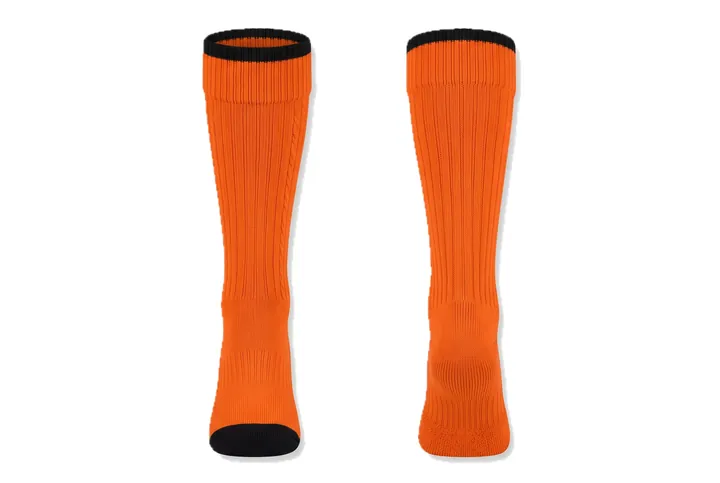 Ghost mannequin photograph of the Cable texture Solid custom jersey design, front and back views side by side