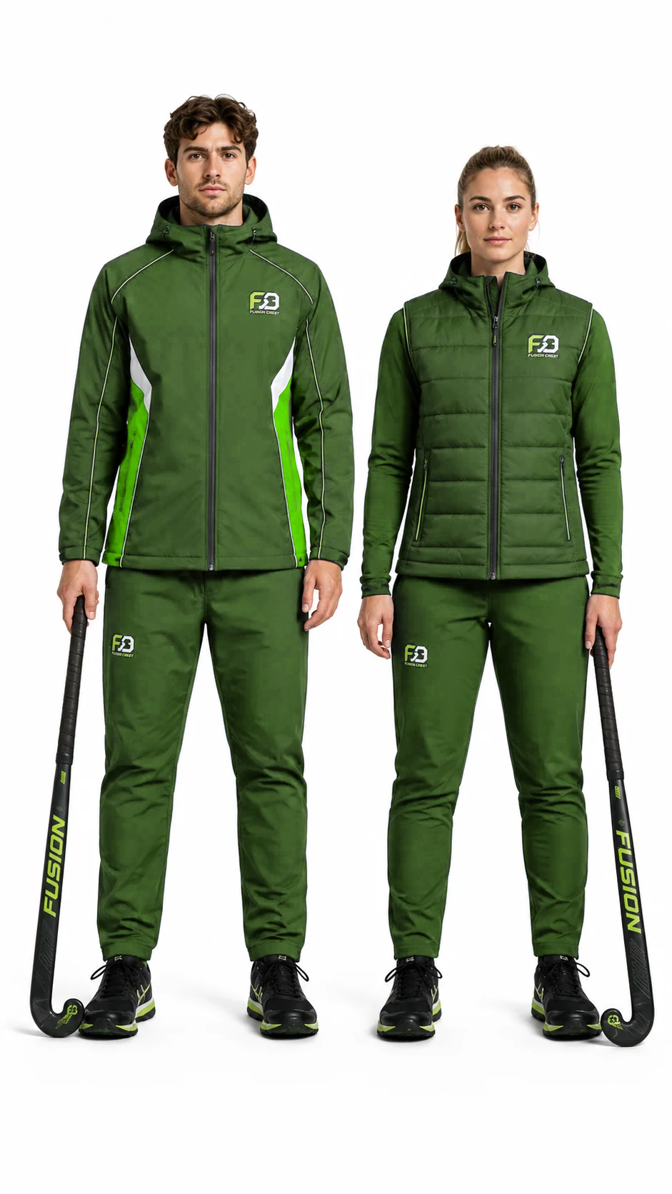 Outerwear range for Custom Field Hockey Teamwear