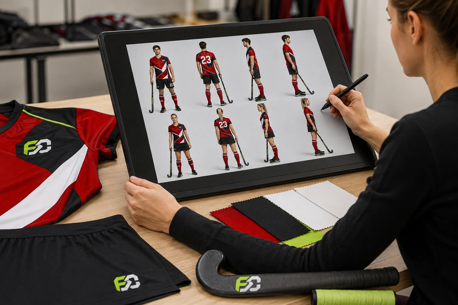Design for Custom Field Hockey Teamwear