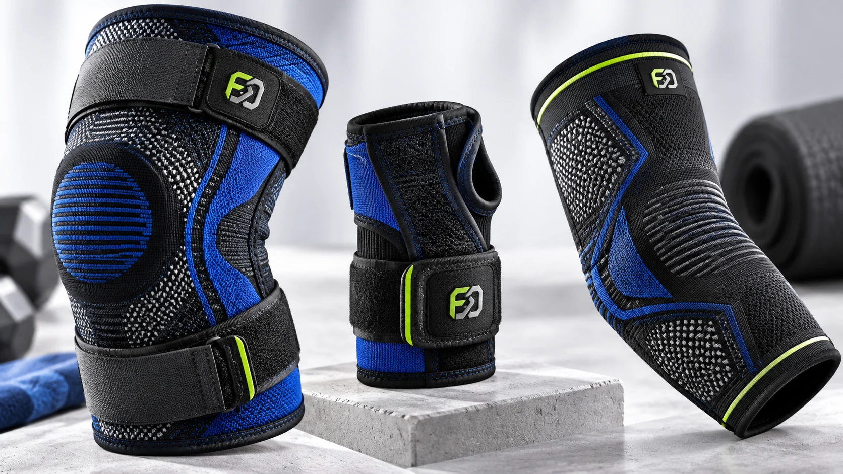 Support fit & closure for Custom Fitness Wear & Equipment