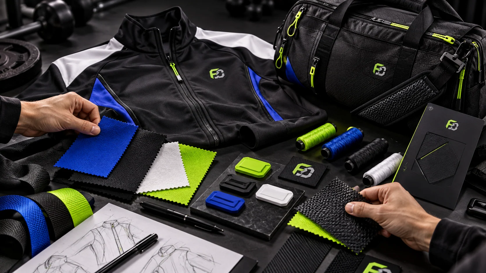 Customization process for Custom Fitness Wear & Equipment