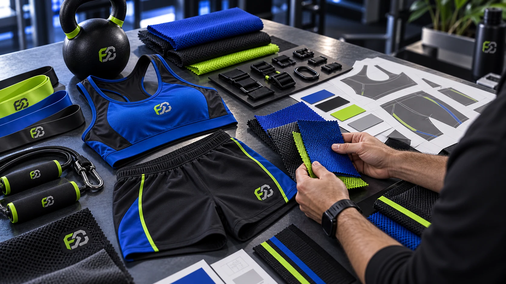 Design for Custom Fitness Wear & Equipment