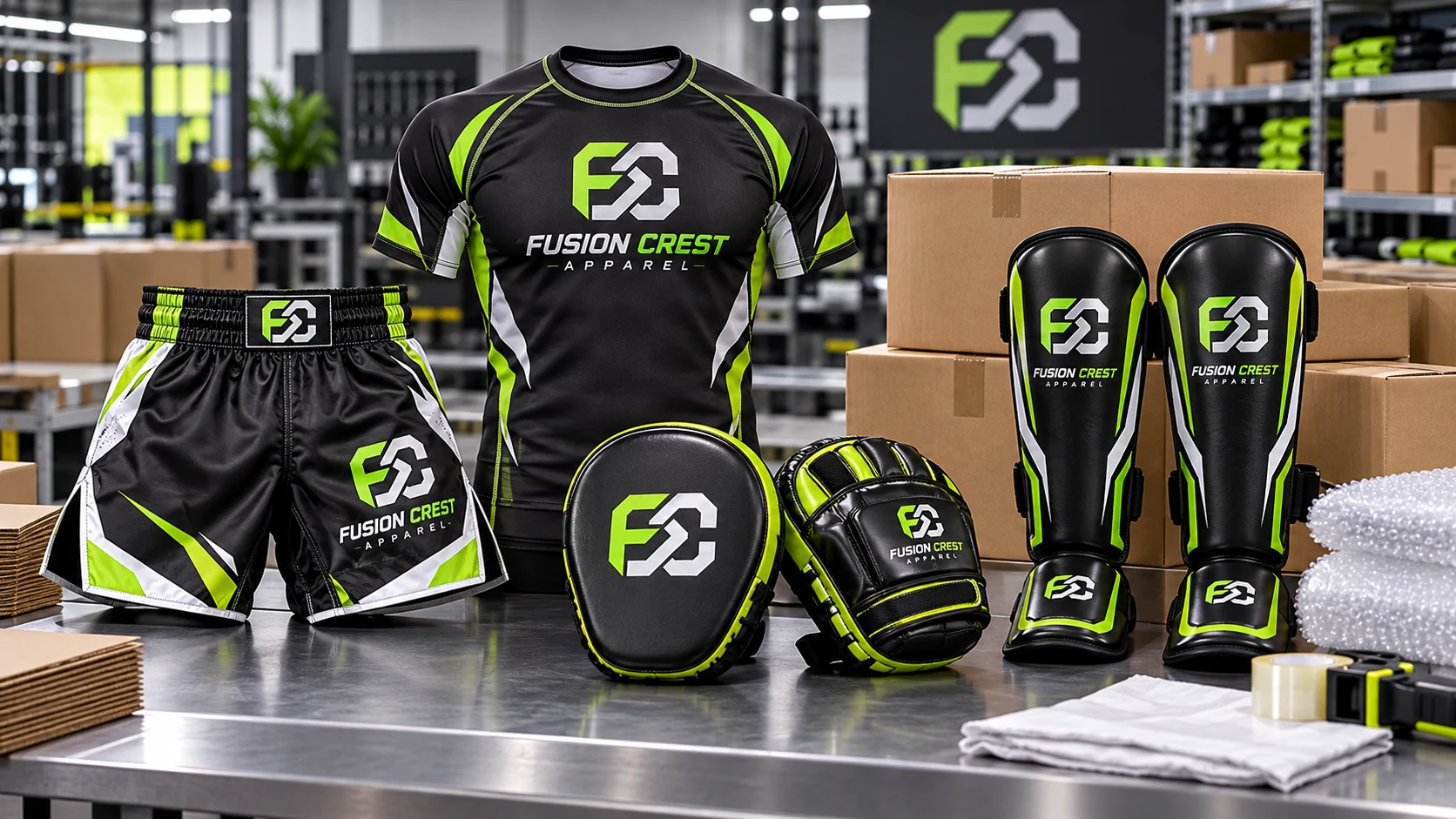Deliver for Custom MMA Apparel & Training Equipment