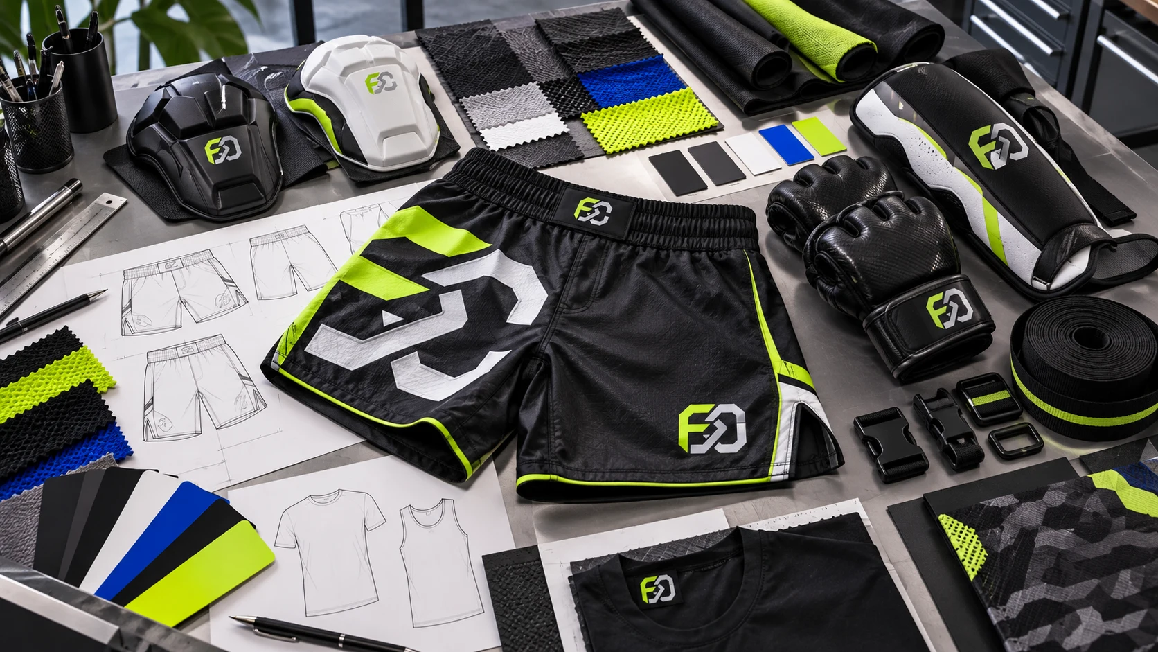 Design for Custom MMA Apparel & Training Equipment