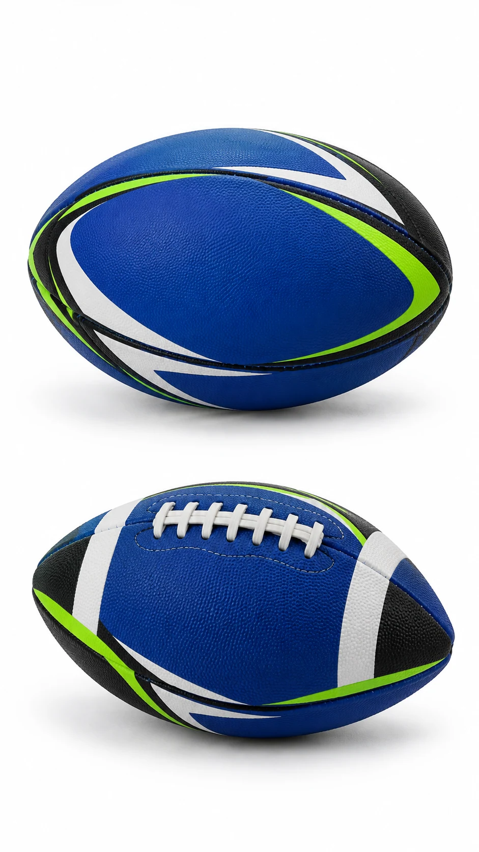 Rugby & American football range for Custom Sports Balls